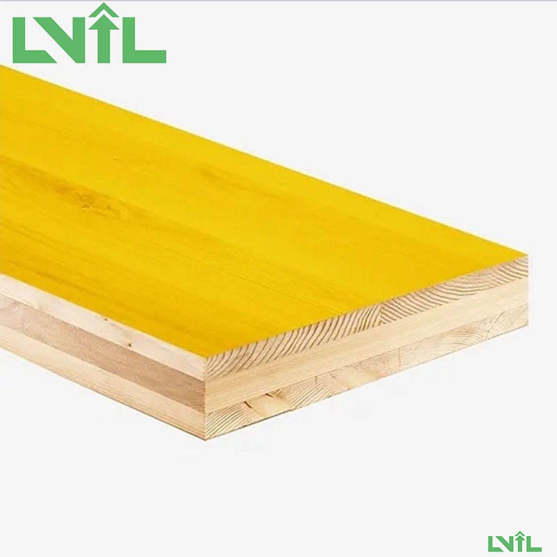 LIVL Formwork 21/27mm Spruce 3-ply Panels Concrete Yellow Shu